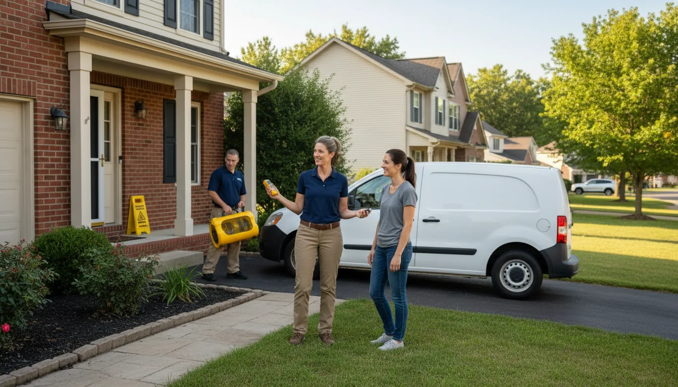 Residential water damage restoration in Santaquin, UT